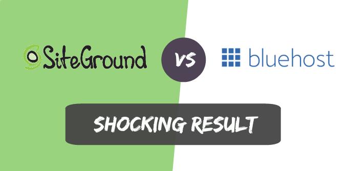 Siteground Vs Bluehost Wordpress Hosting Review Unexpected Result Images, Photos, Reviews