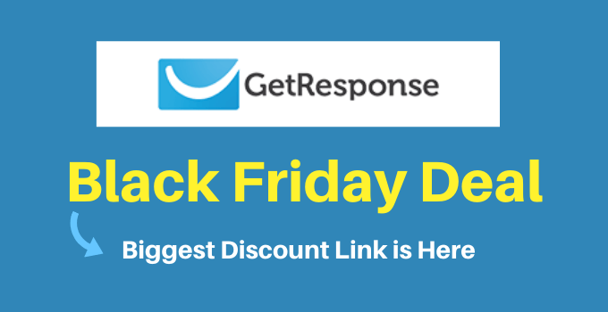 GetResponse Black Friday 2024 Deal: (40% Discount)