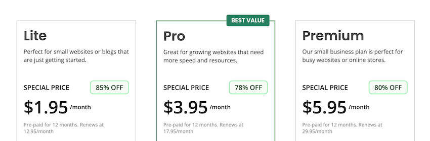greengeeks black friday pricing