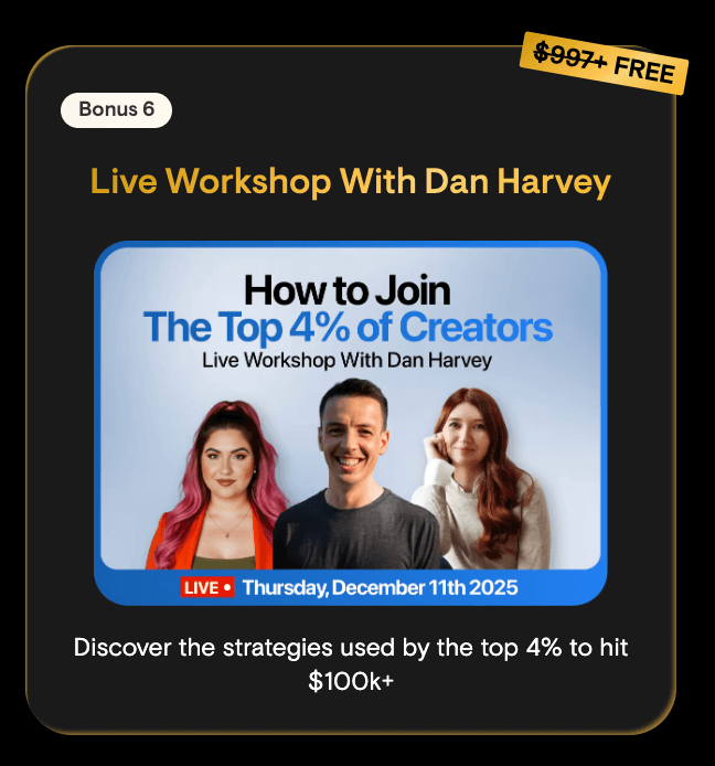 live workshop with dan harvey passion io bonus 6