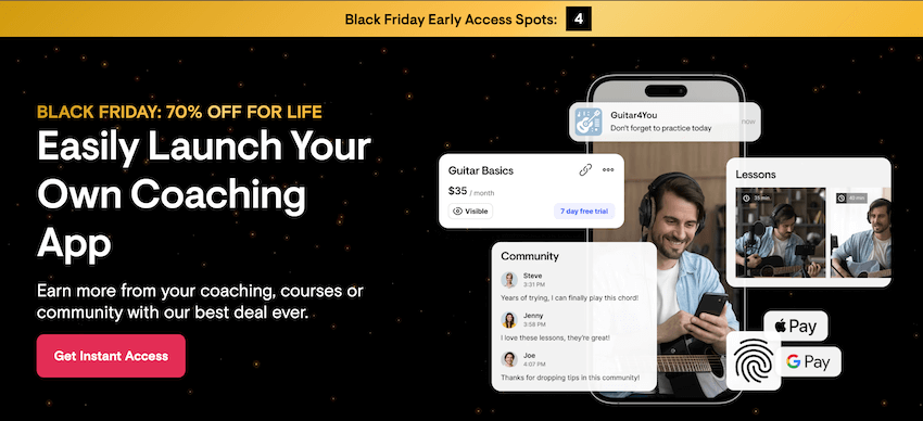 passion io black friday deal page