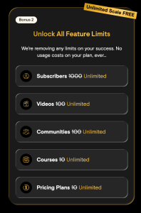 unlock all features limit passion io bonus 2
