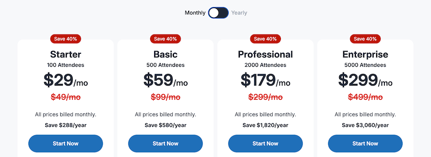 webinarjam black friday pricing