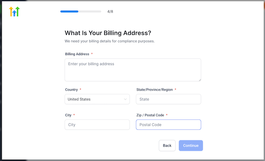 step 4 gohighlevel onboarding question