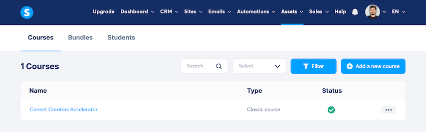 my systeme io course content creators accelerator