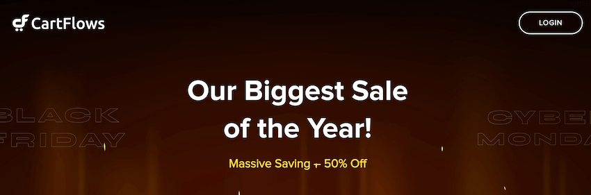 cartflows black friday sale page