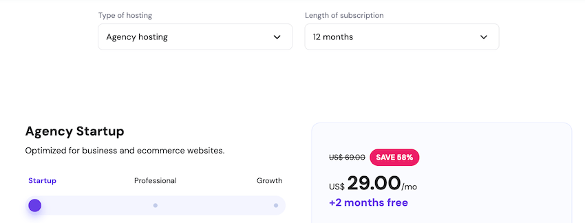 hostinger agency hosting black friday pricing plan 1