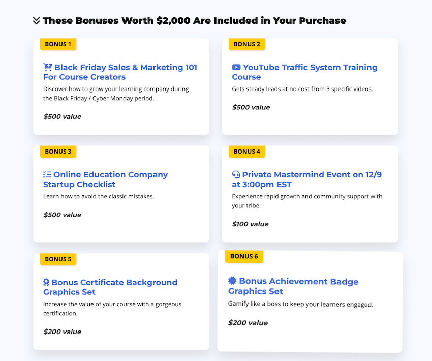 lifterlms black friday deal what is inside