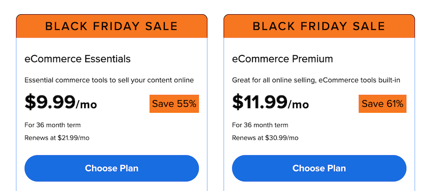bluehost woocommerce hosting black friday deal