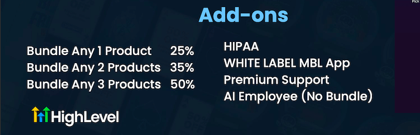 ghl black friday addon upgrade for exiting users