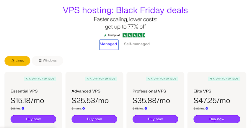 liquid web vps hosting pricing