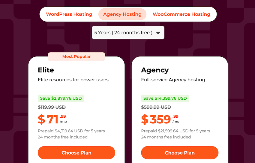 wpx black friday agency annual plans 24 months free