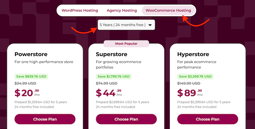 wpx black friday woocommerce annual plans 24 months free