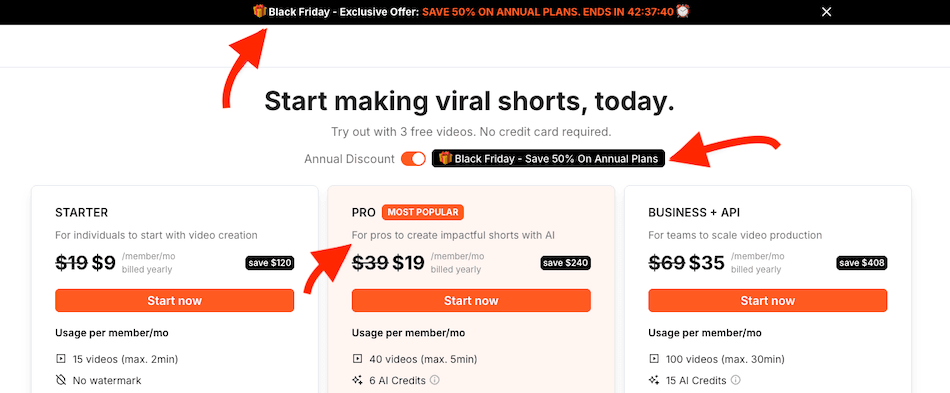 submagic black friday pricing